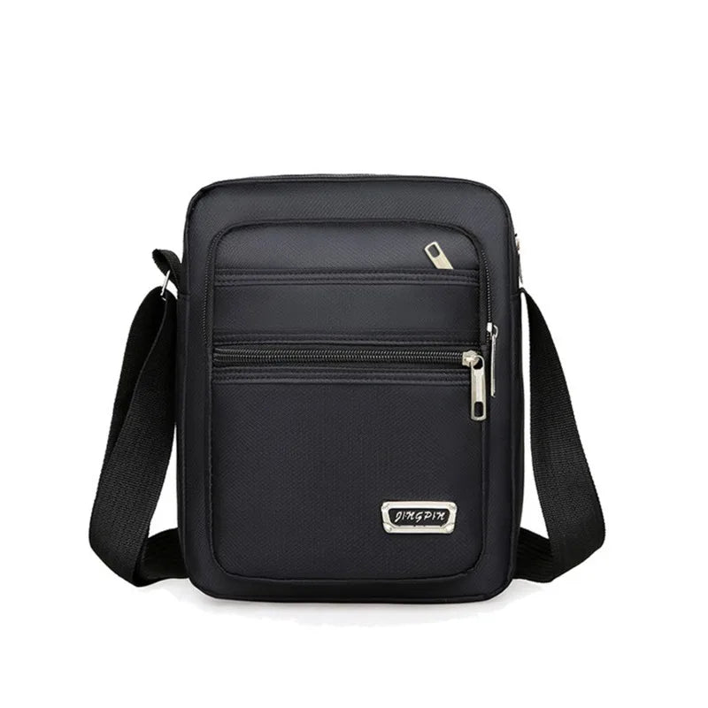 Men's Nylon Crossbody Shoulder Bag – Large Capacity Waterproof Business & Leisure Handbag