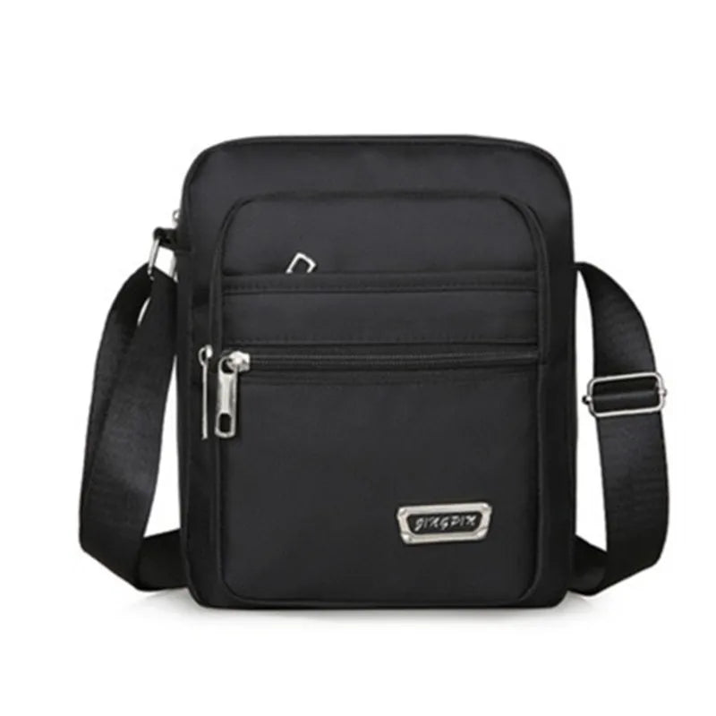Men's Nylon Crossbody Shoulder Bag – Large Capacity Waterproof Business & Leisure Handbag