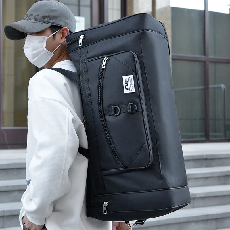 Oversized Nylon Travel Duffle Bag – Multi-Functional Gym & Outdoor Bag