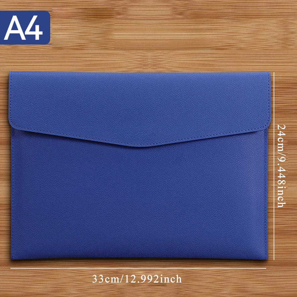 A4 PU Leather File & Document Bag – Waterproof Business Briefcase for Office, School & Teachers