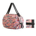 Large Capacity Foldable Nylon Shopping Bag – Portable Travel Camouflage Handbag with Handle