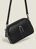 Women's Genuine Cow Leather Shoulder Bag – Luxury Flap Crossbody Clutch & Phone Bag