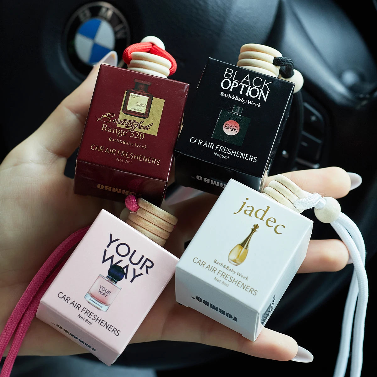 Jzah Luxury Car Air Freshener & Perfume - Long-Lasting Fragrance for Car Interior