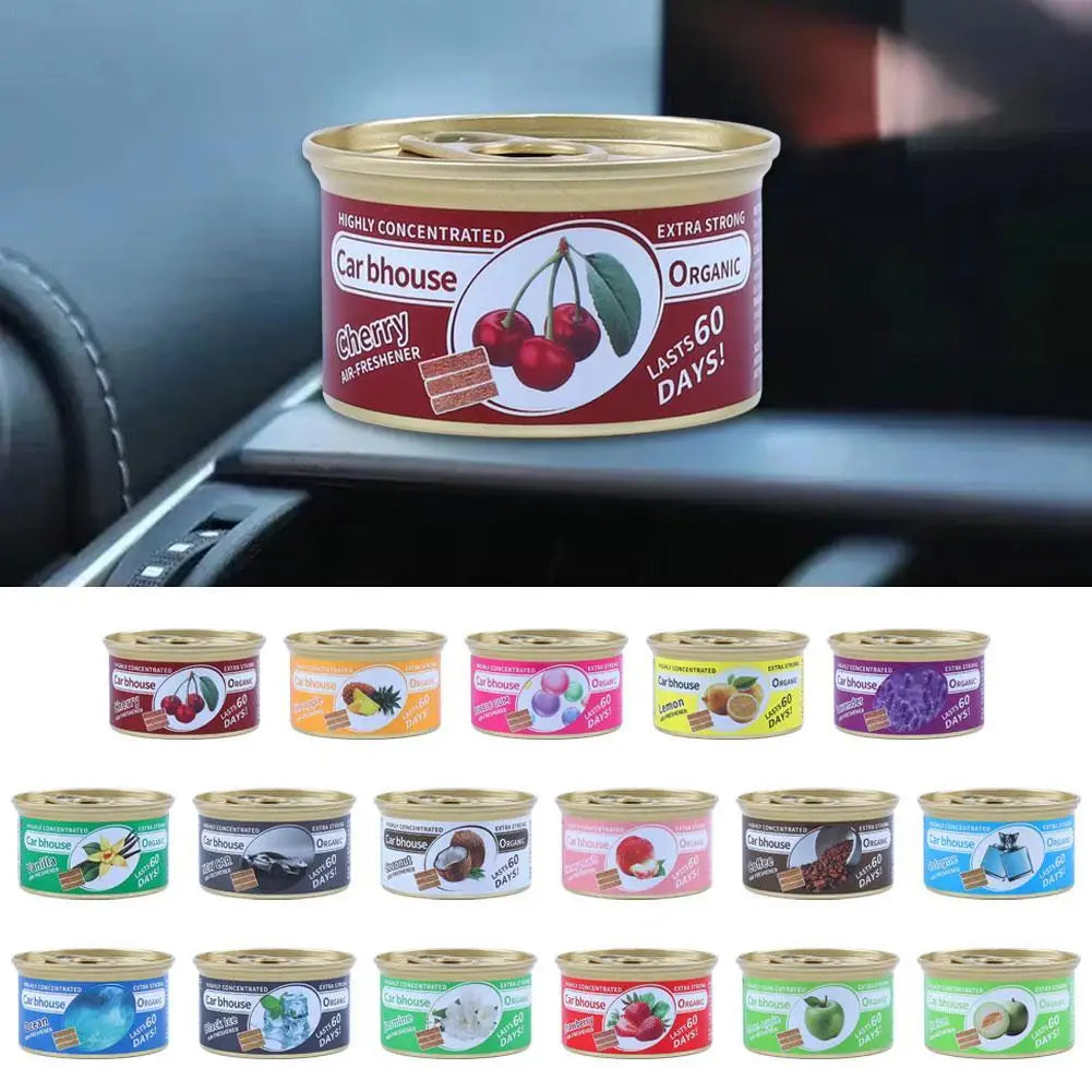 Jzah Shop Car Air Freshener Wood Block – Long-Lasting Solid Aromatherapy & Deodorant