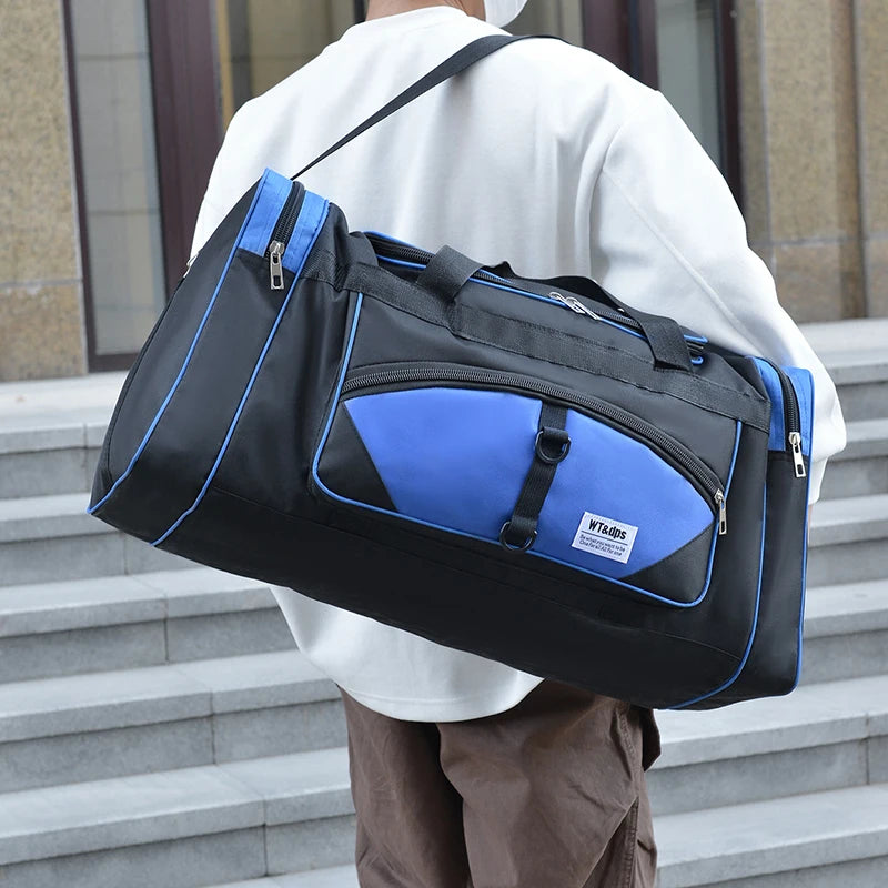 Oversized Nylon Travel Duffle Bag – Multi-Functional Gym & Outdoor Bag
