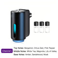 Jzah AI Smart Car Diffuser & Air Purifier - Aromatherapy Humidifier with Ionizer