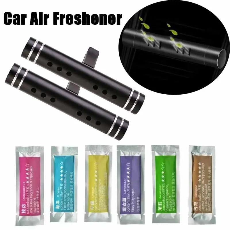 Jzah Shop Car Air Vent Perfume & Air Freshener – Multiple Scents (5/10 Pcs)
