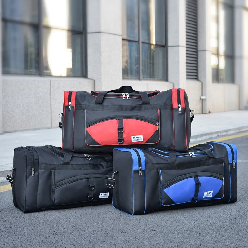 Oversized Nylon Travel Duffle Bag – Multi-Functional Gym & Outdoor Bag